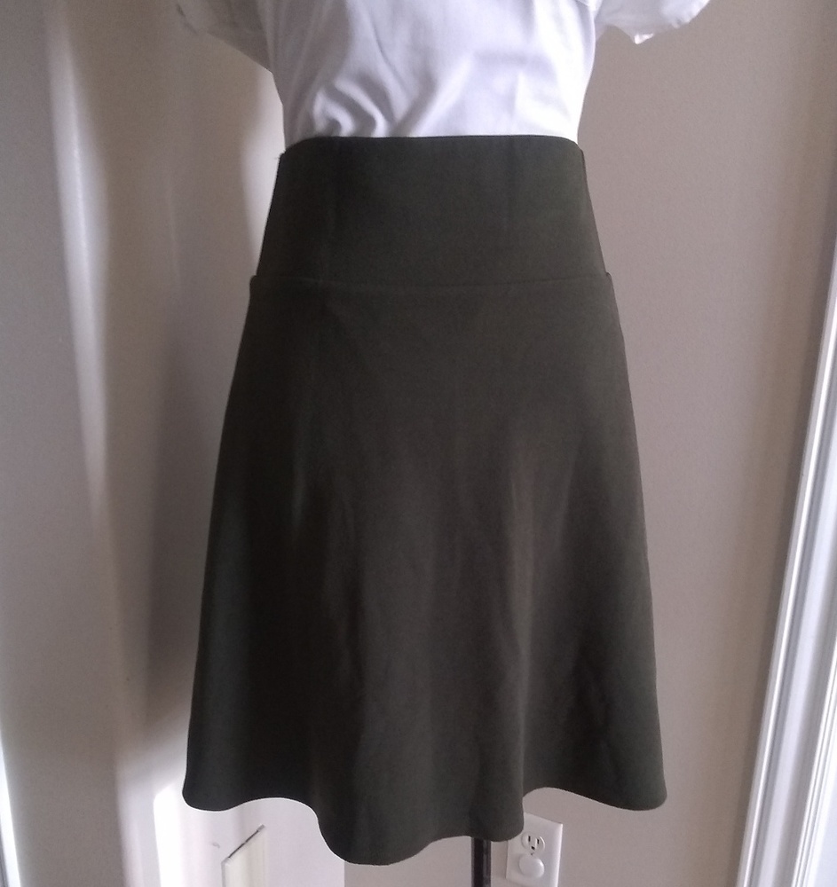 Apt 9 olive green a-line skirt